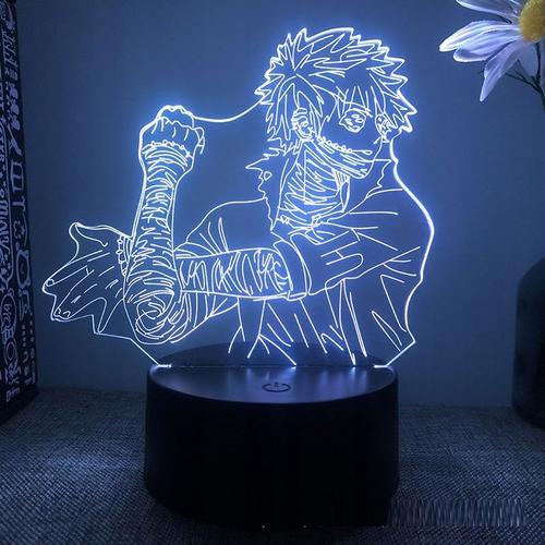 Convient Pour My Hero Academia My Dabi 3 Lampe Lampe De Chevet Veil... on Productcaster.