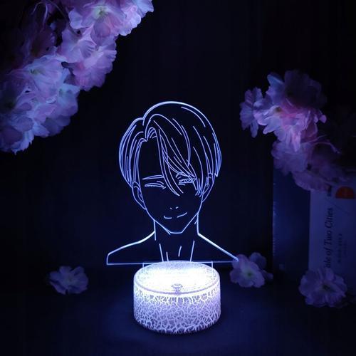 Convient Pour Lampe Manhwa Yuri Dessinée Par Victor Sur Glace Lampe... on Productcaster.