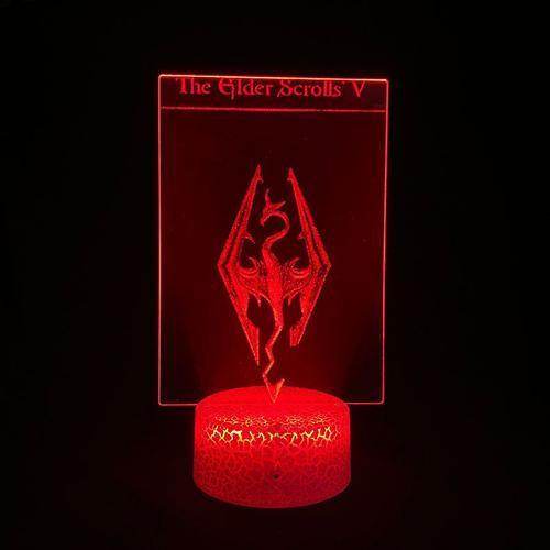 Convient Pour The Elder Scrolls 5 : Skyrim Tes 3d L Lampe Lampe De ... on Productcaster.