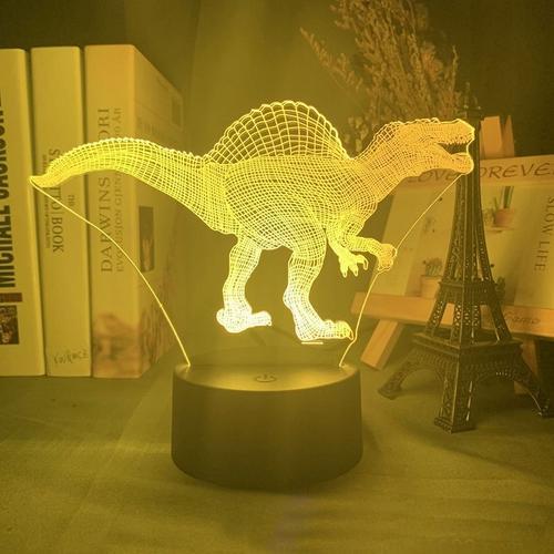 Lampe Led 3d Dinosaure Jurassic World, Lampe De Chevet, Veilleuse A... on Productcaster.