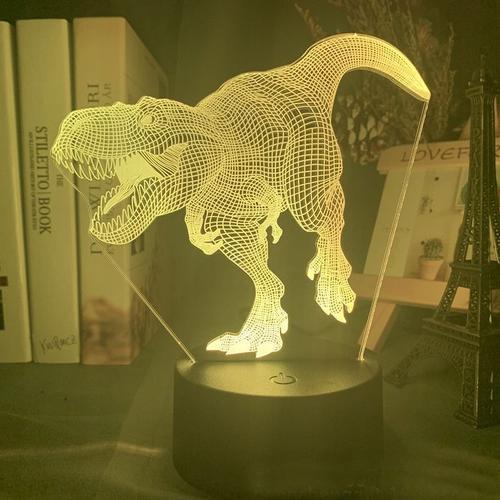 Lampe Led 3d Dinosaure Jurassic World, Lampe De Chevet, Veilleuse A... on Productcaster.