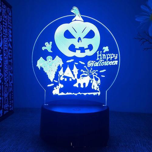 Petite Lampe De Chevet Adaptée À Halloween, Veilleuse Af3677 on Productcaster.