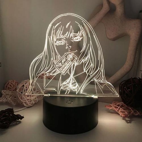 Convient Pour Kakegurui Jabami Yumeko 3d Lampe À Led Lampe De Cheve... on Productcaster.