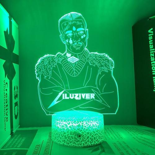 Lampe De Chevet Personnalisée Adaptée À Lil Uzi Vert, Veilleuse Af3... on Productcaster.