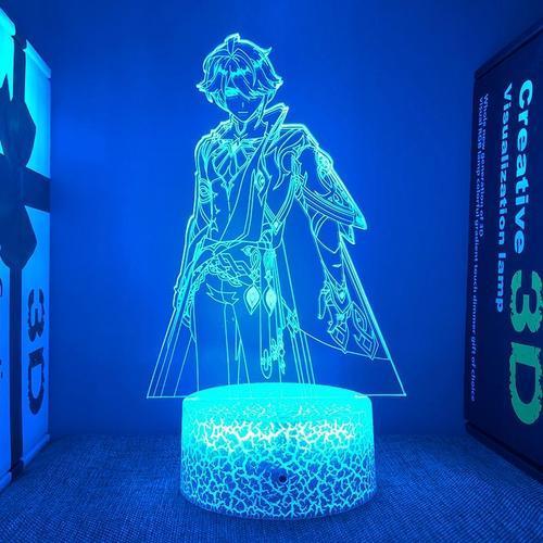 Lampe Statue 3d Adaptée À Genshin Impact Alhaitham, Lampe De Chevet... on Productcaster.