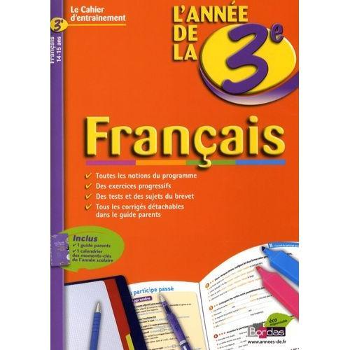 Français - L'année De La 3e on Productcaster.