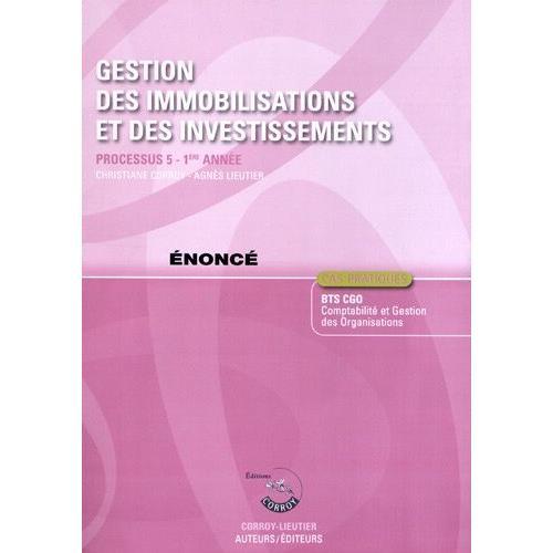 Gestion Des Immobilisations Et Des Investissements Processus 5 Du B... on Productcaster.