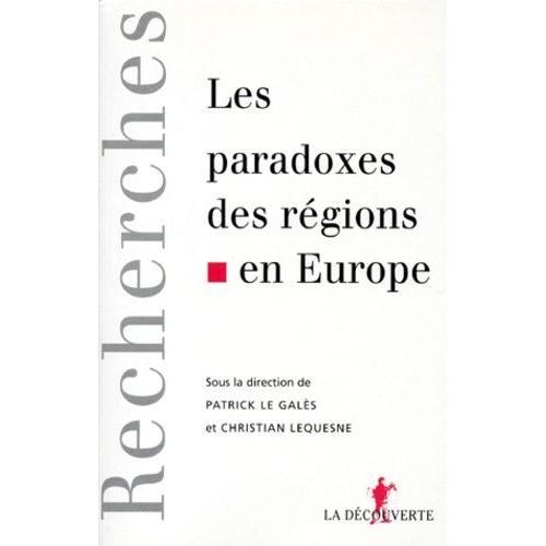 Les Paradoxes Des Régions En Europe - Colloque, Octobre 1995, Insti... on Productcaster.