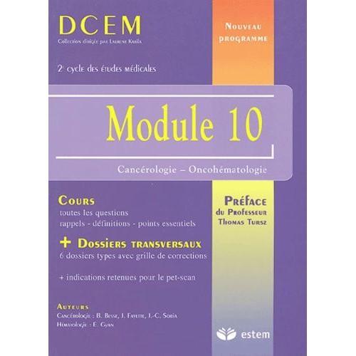 Module 10 - Cancérologie - Oncohématologie on Productcaster.