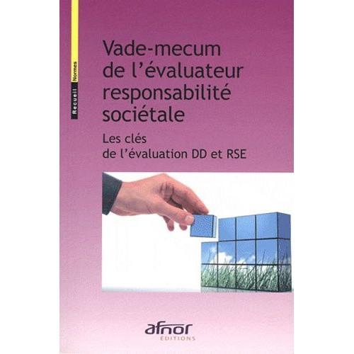 Vade-Mecum De L'évaluateur Responsabilité Sociétale - Les Clés De L... on Productcaster.