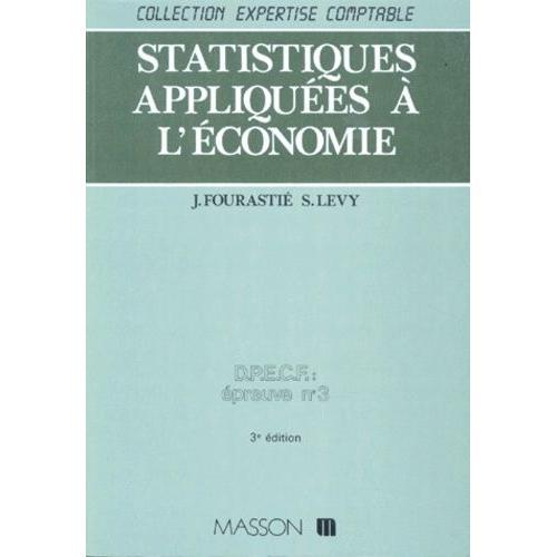 Statistiques Appliquees A L'economie - Dpecf, Épreuve Numéro 3, Cna... on Productcaster.