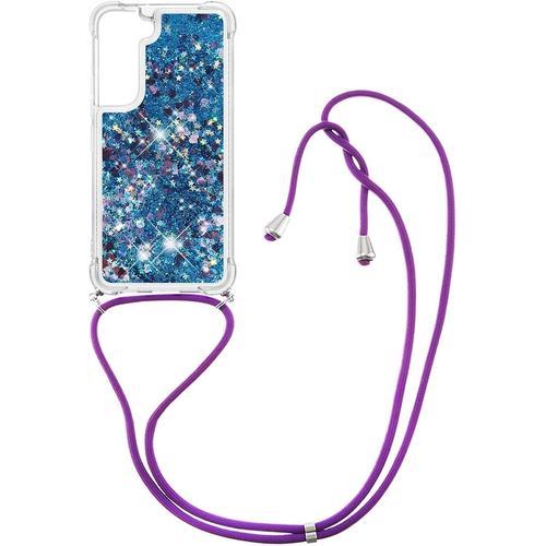 Collier Pour Samsung Galaxy S22 Coque-Glitter Liquide Étincelle Étu... on Productcaster.