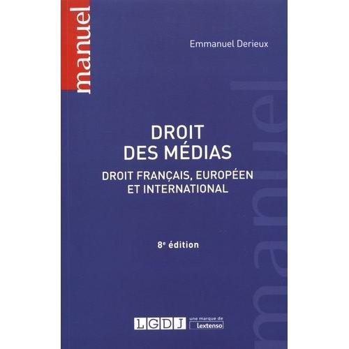 Droit Des Médias - Droit Français, Européen Et International on Productcaster.