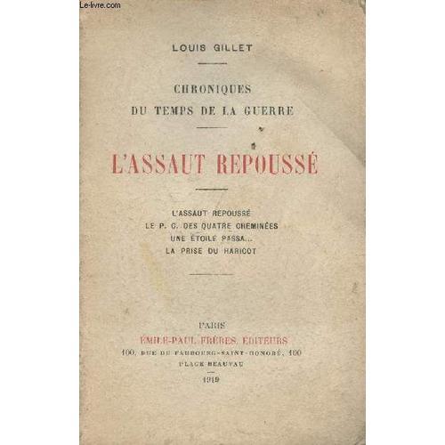 Chroniques Du Temps De La Guerre - L Assaut Repoussé on Productcaster.