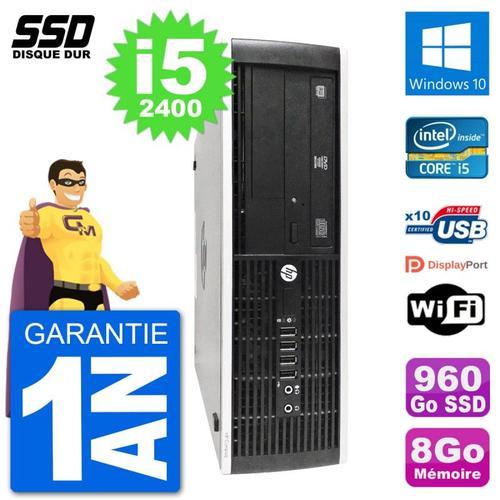 PC HP 8300 Elite SFF Intel i5-2400 RAM 8Go SSD 960Go Windows 10 Wifi on Productcaster.