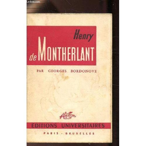 Henry De Montherlant on Productcaster.