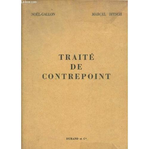 Traité De Contrepoint on Productcaster.