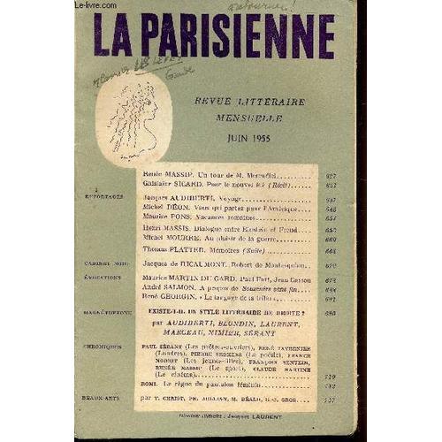 La Parisienne - Juin 1955 - N°29. on Productcaster.