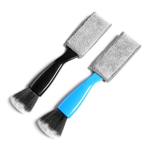 Brosse À Double Tête 2 Pièces Pour Le Nettoyage De La Voiture, Bros... on Productcaster.