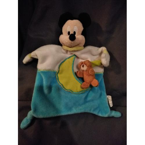 Doudou Peluche Plat Mickey Lune Disneyland Paris on Productcaster.