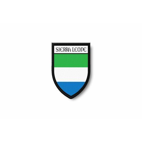 Patch Patches Emblem Iron On Glue Print Flag World Crest Sierra Leone on Productcaster.