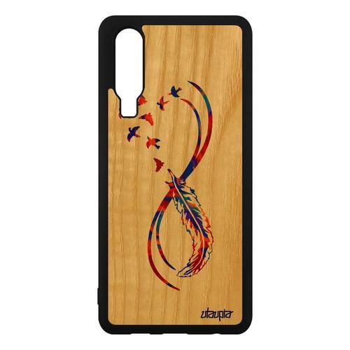 Coque Infini Pour P30 En Bois Silicone Fille Dessin Imprimé Oiseau ... on Productcaster.