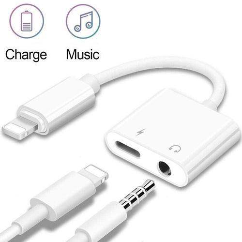 Adaptateur Jack Pour Iphone, 2 En 1 Adaptateur Pour Iphone Audio + ... on Productcaster.