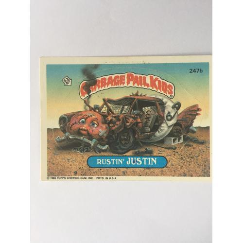 Carte Garbage Pail Kids - Les Crados Cards Topps De 1986 Rustin Jus... on Productcaster.