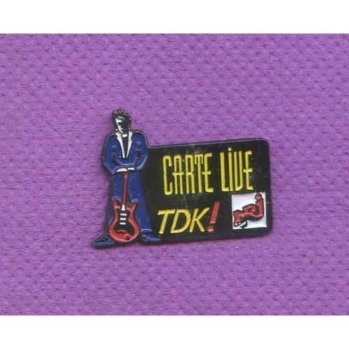 Rare Pins Radio Nrj Guitare Tdk K651 on Productcaster.