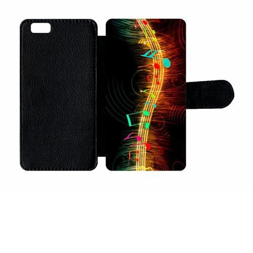 Etui A Rabat - Musique Note Multicolor - Compatible Avec Apple Ipho... on Productcaster.