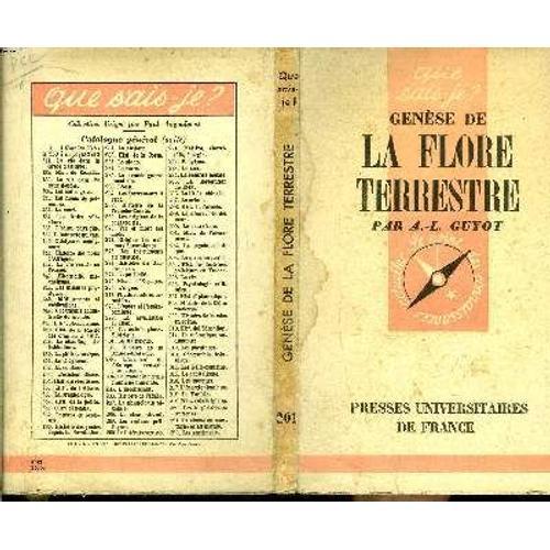 Que Sais-Je? N° 201 Le Flore Terrestre on Productcaster.