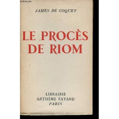 Le Procès De Riom on Productcaster.