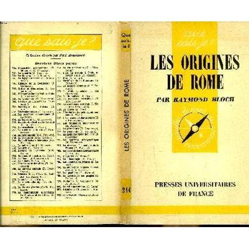 Que Sais-Je? N° 216 Les Origines De Rome on Productcaster.