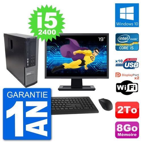 PC Dell 7010 SFF Ecran 19" Intel Core i5-2400 RAM 8Go Disque 2To Wi... on Productcaster.