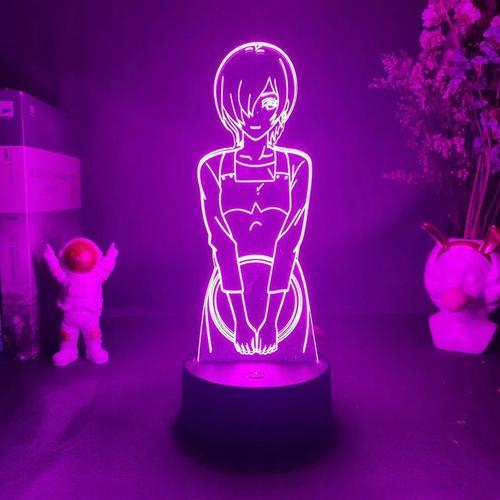 Lampe Led 3d Adaptée À Tokyo Ghoul Kaneki Ken, Lampe De Chevet, Vei... on Productcaster.