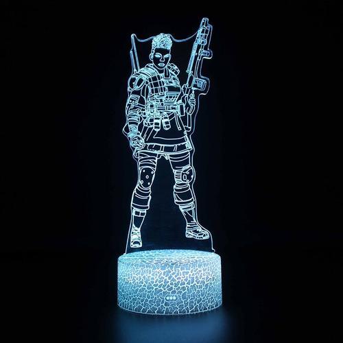 Convient Pour Lampe De Chambre À Coucher Led 3d Lampe De Bande Dess... on Productcaster.