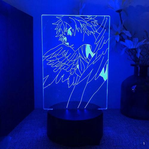 Convient Pour Haikyuu Hinata Shoyo Kenma 3d Lampe À Led Lampe De Ch... on Productcaster.