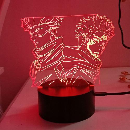 Lampe Led 3d Adaptée À Jujutsu Kaisen Gojo Satoru, Lampe De Chevet,... on Productcaster.