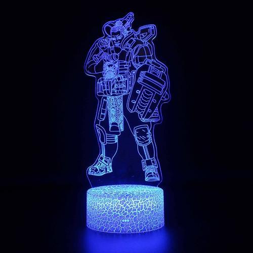 Convient Pour Lampe De Chambre À Coucher Led 3d Lampe De Bande Dess... on Productcaster.