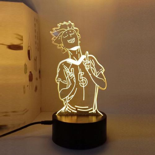 Convient Pour Haikyuu Hinata Shoyo Kenma 3d Lampe À Led Lampe De Ch... on Productcaster.