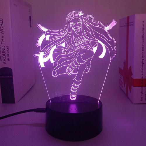 Convient Pour Demon Slayer : Kimetsu No Yaiba Nezuk Lampe De Chevet... on Productcaster.