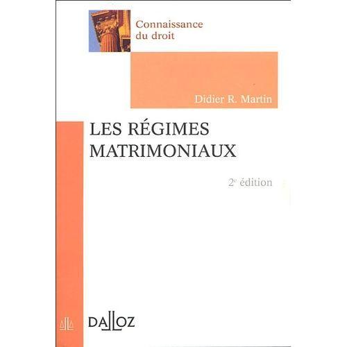 Les Régimes Matrimoniaux on Productcaster.