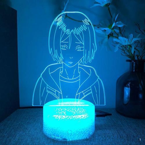 Convient Pour Haikyuu Hinata Shoyo Kenma 3d Lampe À Led Lampe De Ch... on Productcaster.