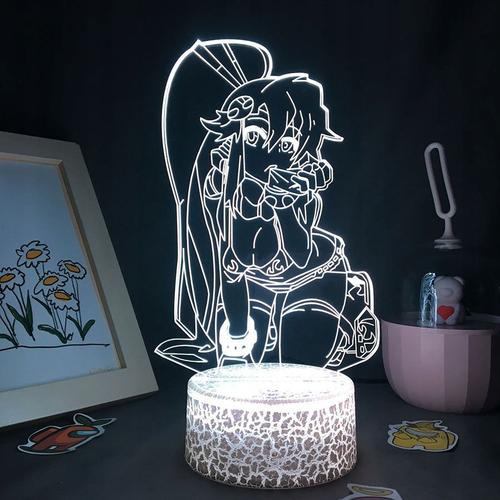 Convient Pour Gurren Lagann 3d Led Anime Yoko Lampe De Lit Lampe De... on Productcaster.