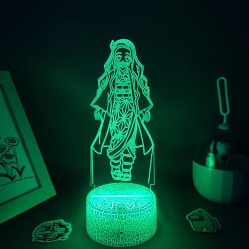 Convient Pour 3d Led Anime Démon Sla Lampe Lampe De Chevet Veilleus... on Productcaster.