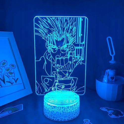 Convient Pour 3d Led Anime Trigun Personnage Vash St Lampe Lampe De... on Productcaster.