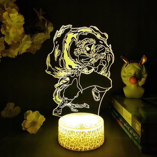 Convient Pour Demon Slayer : Renseijuro Lampe 3d Lampe De Chevet Ve... on Productcaster.