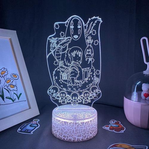 Lampe Néon Blanche Adaptée À L'anime Spirited Away, Lampe De Chevet... on Productcaster.