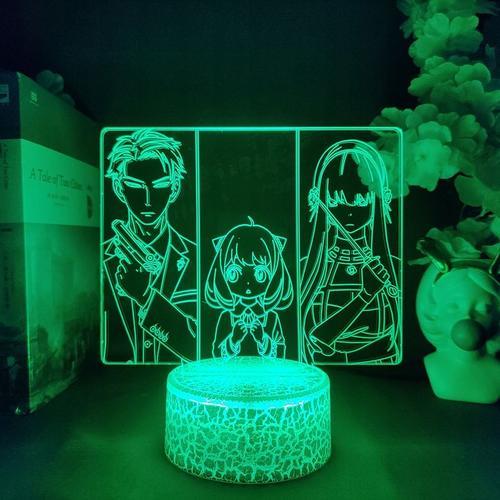 Convient Pour Spy X Family Lampe Anime Kawaii Lampe De Maison Lampe... on Productcaster.