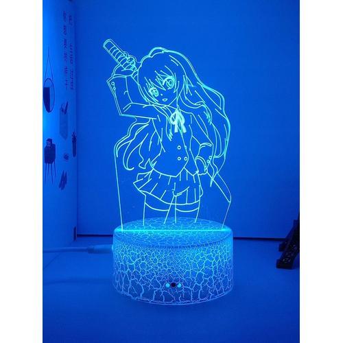 Convient Pour Toradora Aisaka Dahe 3d Lampe À Led Lampe De Chevet V... on Productcaster.